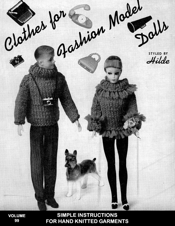 Clothes for Fashion Model Dolls | Fashions in Wool | Styled by Hilde Volume No. 
