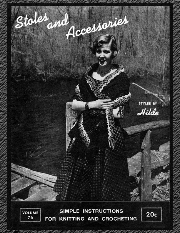 Stoles and Accessories | Fashions in Wool | Styled by Hilde Volume No. 76