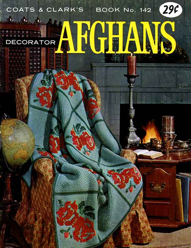 Decorator Afghans | Coats & Clark's Book No. 142