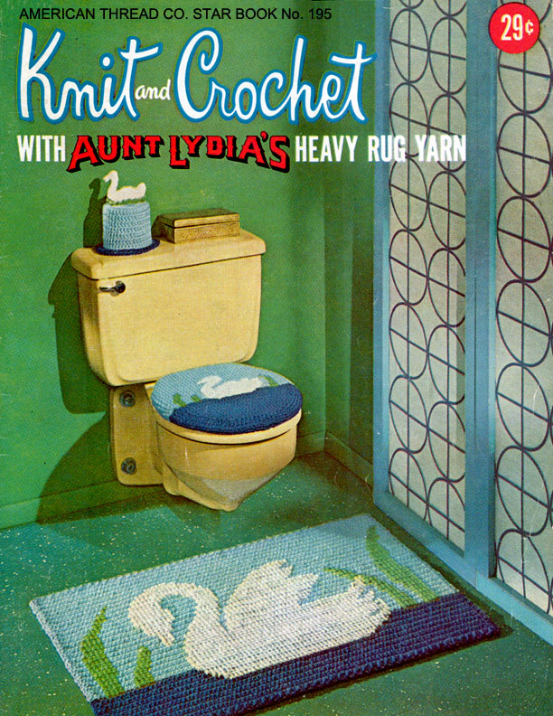 Knit & Crochet with Aunt Lydia's Heavy Rug Yarn | Star Book No. 195