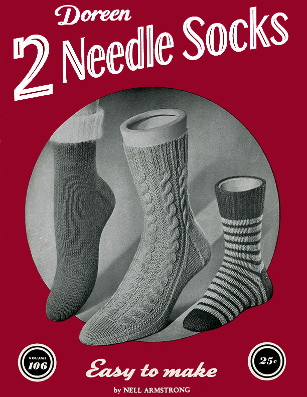 Two Needle Socks | Volume 106 | Doreen Knitting Books