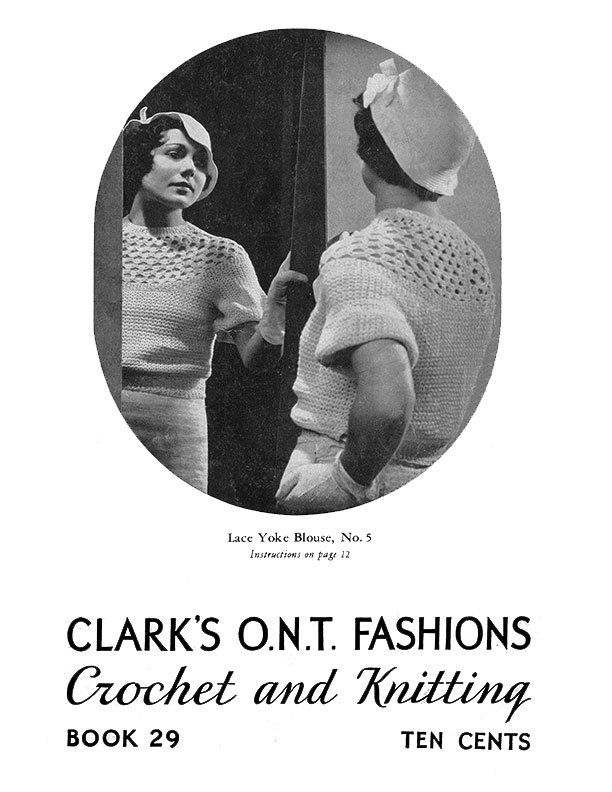 Fashions Crochet and Knitting | Book No. 29 | The Spool Cotton Company