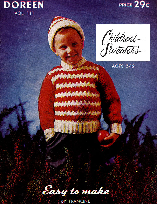 Childrens Sweaters | Volume 111 | Doreen Knitting Books