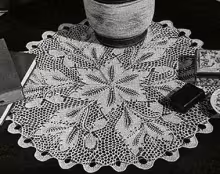 Frosted Ferns Doily Pattern