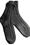 Novelty-Rib Anklets Pattern