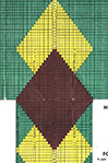 Diamond Overlay socks pattern