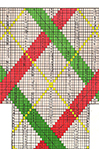 Cross-Stripe socks pattern