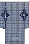 Diamond Star Clock socks pattern