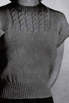 cable yoke pullover pattern