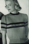 cable stripe blouse