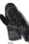Cable Back Mittens pattern 5612