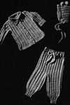 Baby's Three-Piece Knitted Legging Set #6006 Pattern