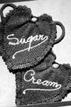 Sugar and Cream Potholders pattern
