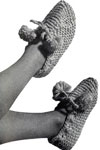 knitted garter stitch slippers pattern