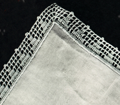Handkerchief Edging Pattern #8496