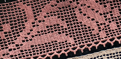 Filet Edging Pattern #8580