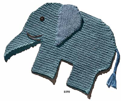 Elephant Applique Pattern #8590