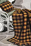 Tartan Afghan and Pillow Pattern