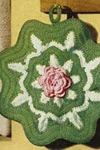 rose pot holder pattern