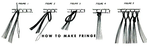 Quickie Stole Fringe Pattern