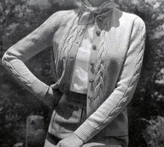 Westport Cardigan Pattern | Sizes  14, 16, 18