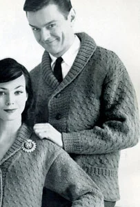 Man's Cardigan Pattern #736-24B