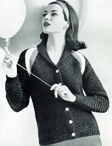 Raglan Cardigan Pattern #736-27