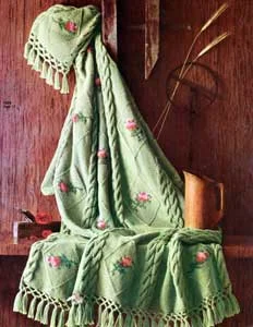 Rosebud Afghan | Number 742-8 | Afghan Pattern
