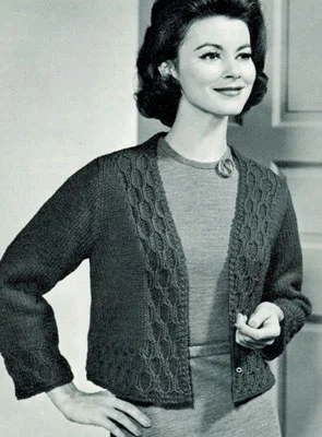 Honeycomb Border Jacket Pattern