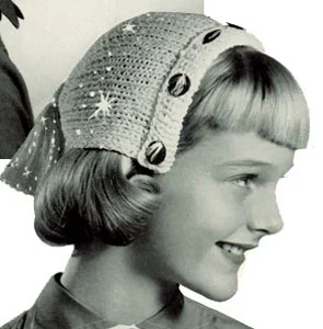 Sparkling Clip-On Cap Pattern #S-649