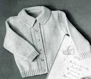 Knitted Dressmaker Cardigan Pattern #728-4
