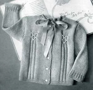 Knitted Convertible Cardigan Pattern #728-7