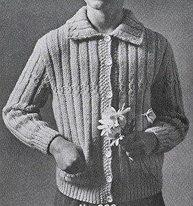 School Girl Cardigan Pattern #928 | Knitting Patterns