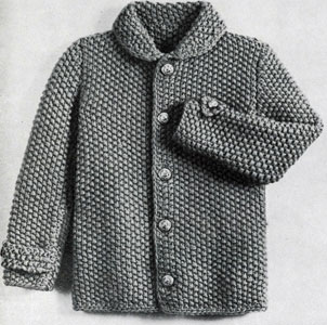 Jacket Pattern | Size: 1 year (2 and 3 years) | Knitting Patterns