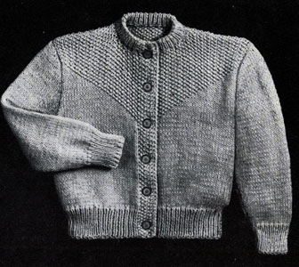 Seed Stitch Cardigan Pattern | Size: 2 years (4 and 6 years) | Knitting ...