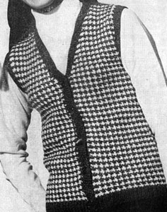 Tweed Vest Pattern | Knitting Patterns