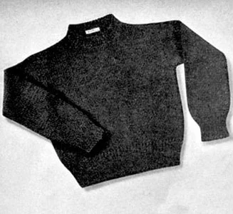 Boy's Shaker Sweater Pattern #196