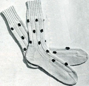 Polka Dot Socks Pattern #389