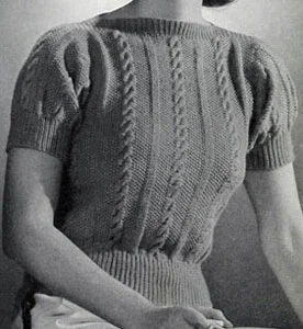 Martinez Imported Cashmere Blouse Pattern #3010