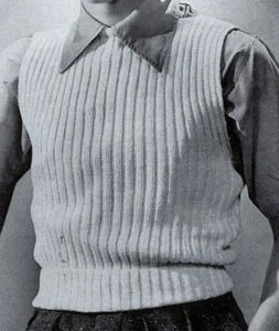 Boy's English Type Zephyr Sweater Pattern #4005