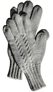 Cable Gloves Pattern #4011
