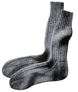 Ribbed Socks Pattern #4023
