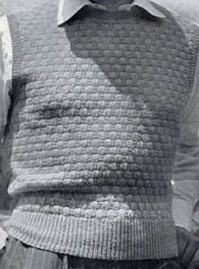 Basket Weave Pullover Pattern #4031