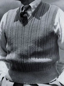 Sleeveless Ribbed Pullover Pattern #4034