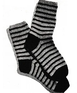 Striped Socks Pattern #5702