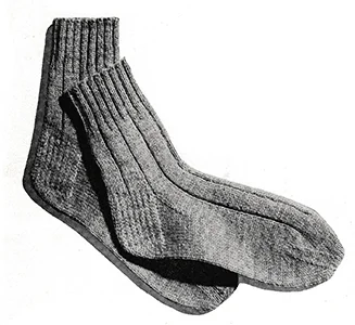 English-Rib Anklets Pattern #5711