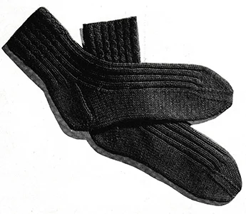 Ribbed Anklets Pattern #5713