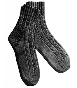 Novelty-Rib Anklets Pattern #5715
