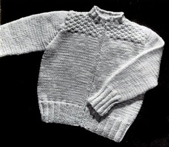Baby Sweater Pattern | Size 1 | Knitting Patterns