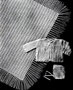 Baby Shawl Set Pattern